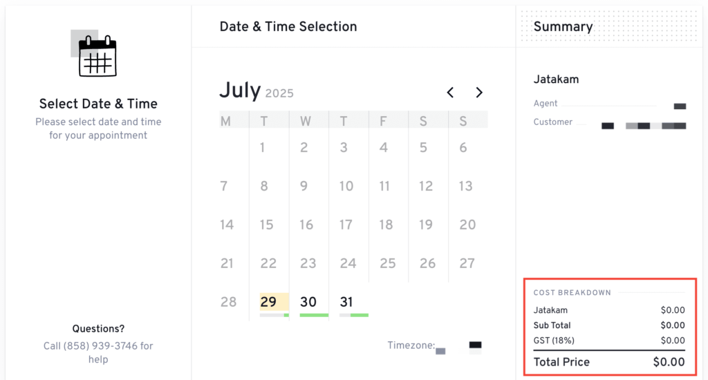 latepoint zero price shown