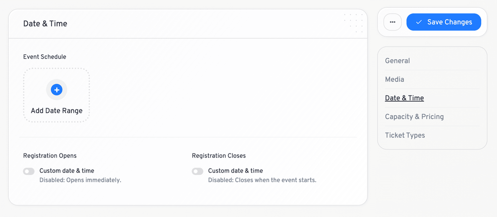 add schedule empty