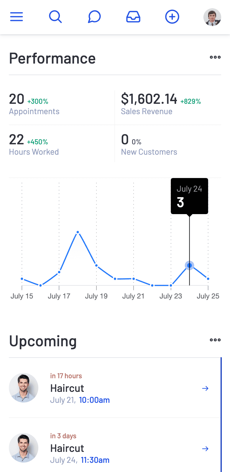 LatePoint dashboard works on mobile