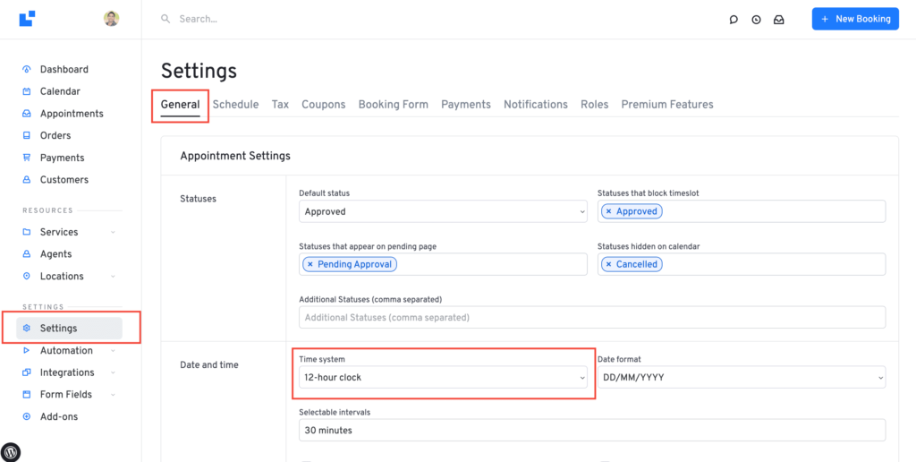 latepoint time change