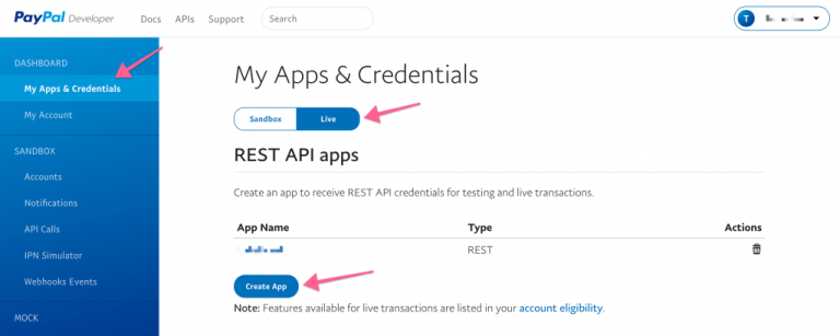 [Legacy] How to get PayPal Api Keys - LatePoint | Appointment ...
