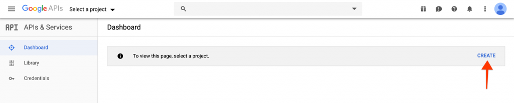 Generate Client ID and Secret for Google Calendar integration gcal api setup 1