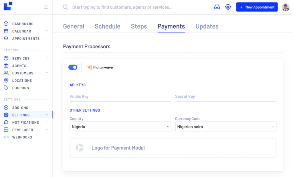 custom payments 5
