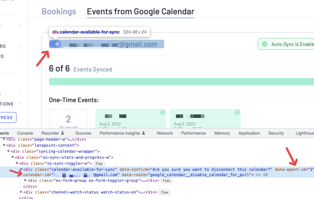 latepoint google sync error 2