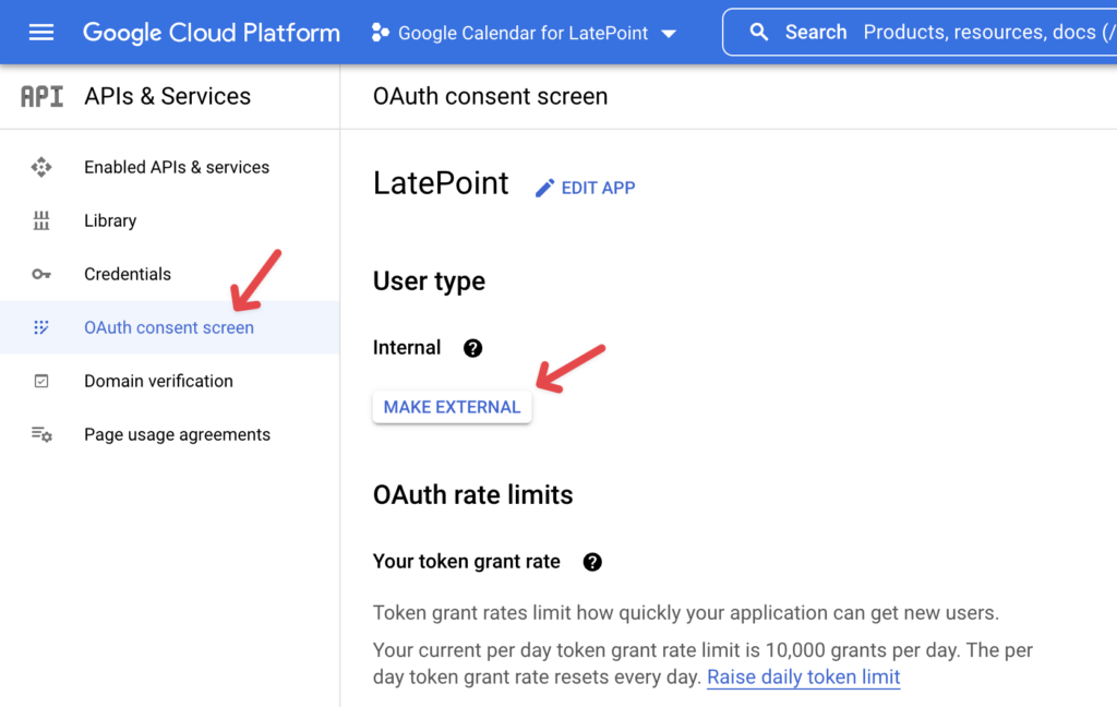 google connection limitations