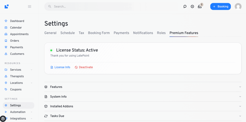 latepoint active license