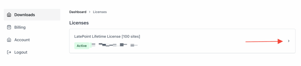 latepoint license list