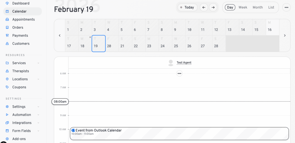 Outlook Calendar Sync Setup outlook event
