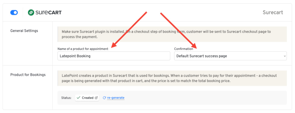 setup surecart add on