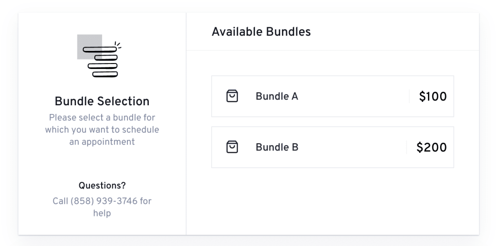 How to Show Only Services or Only Bundles in a Booking Form bundles filtering 1