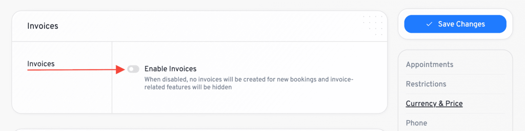 How to Use Invoices in LatePoint enable invoice