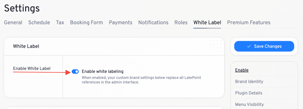 enable white label