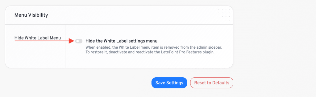 hide white label