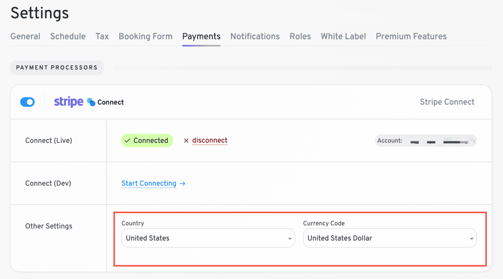 Setting up Stripe Connect payment processor in LatePoint stripe connect options