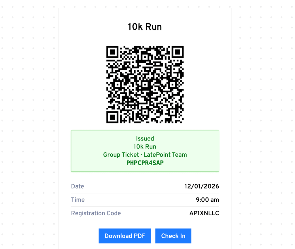 Event Notifications qr code
